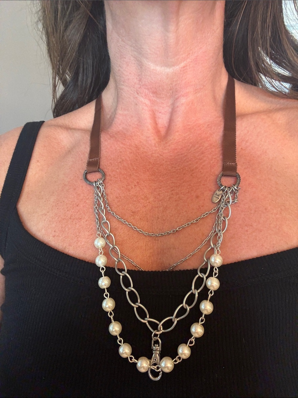 Jewel Kade Host Ribbon Necklace
